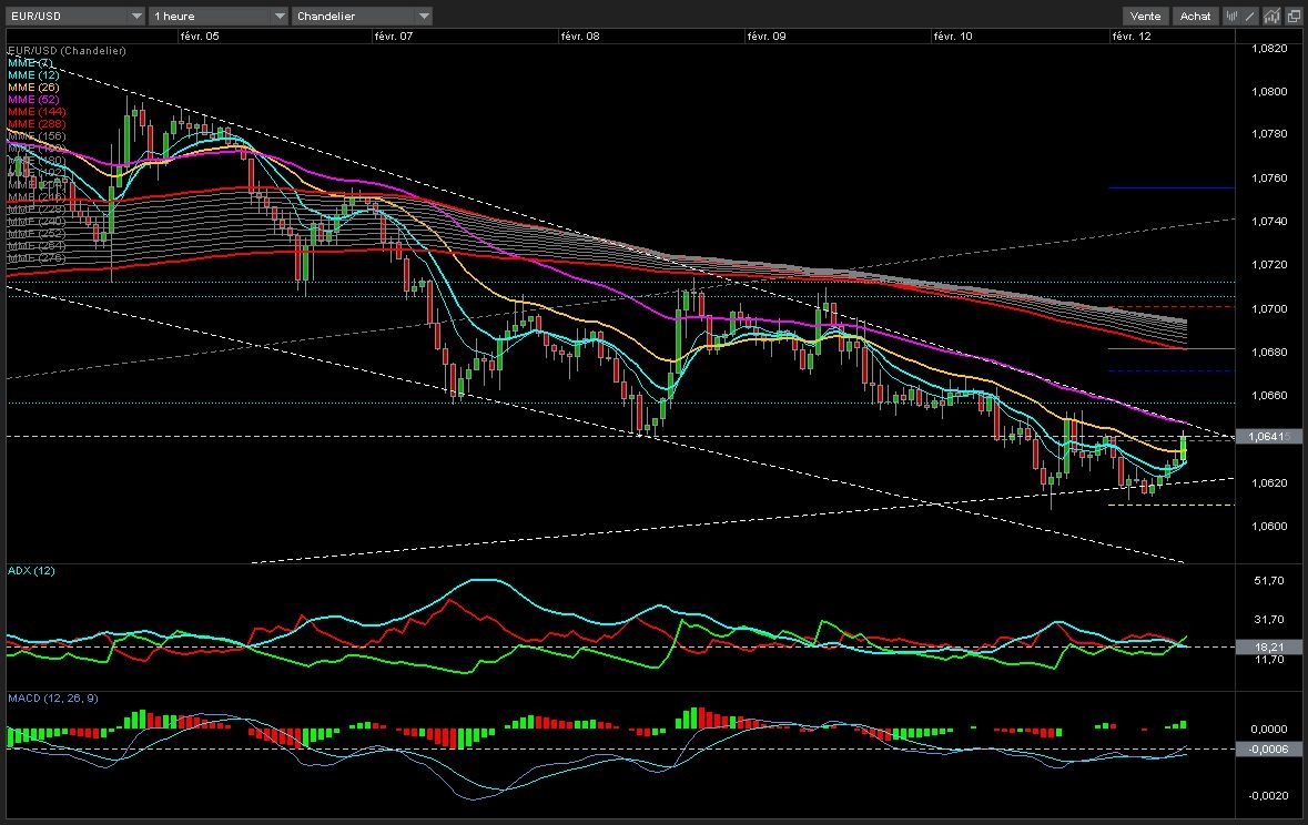 EUR/USD pour le 13/02/2017